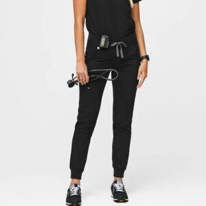 Black Zamora Jogger Scrub Pants